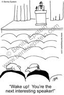funny university college seminar professor interesting speaker lecture asleep teaching teach teacher higher education lecture hall cartoon 1360